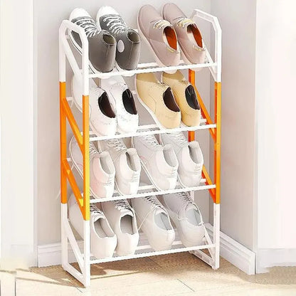 Easy Shoe Rack 3/4/5-Layer Foyer Shoe Cabinet Storage Rack Multifunctional Home Creative Splicing Storage Kitchen Organizers