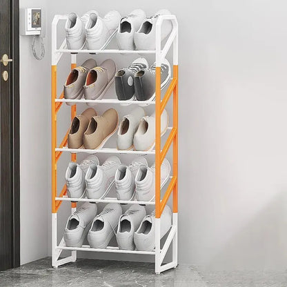 Easy Shoe Rack 3/4/5-Layer Foyer Shoe Cabinet Storage Rack Multifunctional Home Creative Splicing Storage Kitchen Organizers