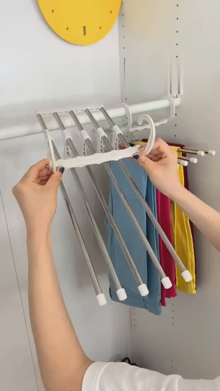 5 in 1 Stainless steel cloth hanger