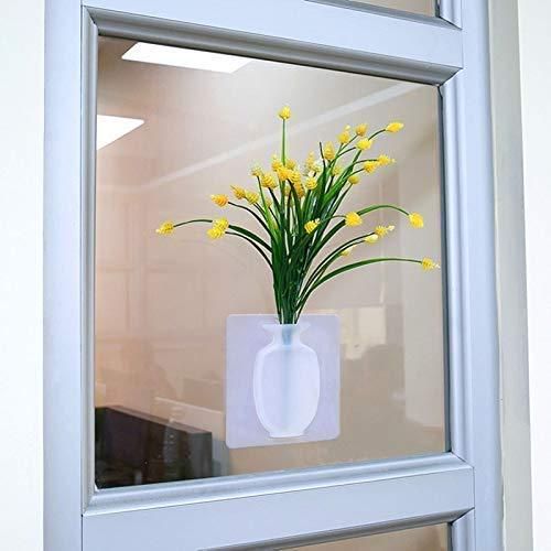 Silicone Vase-Wall Mounted Removable Silicone Sticky Vase